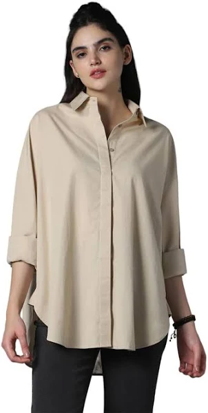 Women’s long-sleeve shirt ideal for office and casual wear